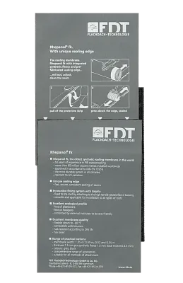 Rhepanol FK, 15х0,5м., кровельная мембрана, Cерый, FDT