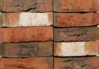 Облицовочный кирпич DYKBRAND Фламандский пестрый (flämisch-bunt) ручн.форм. (handform), 240x115x71 мм, Röben