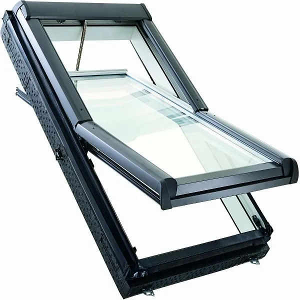 Окно R45 K200 с термоблоком, 94х140 см, из ПВХ (однокамерное, среднеповоротное), Roto, изобр. 11