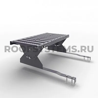 Ступенька кровельная Prestige ZN 330, для натуральной черепицы, 0,6м., Ral 7024, Графит, Roofsystems