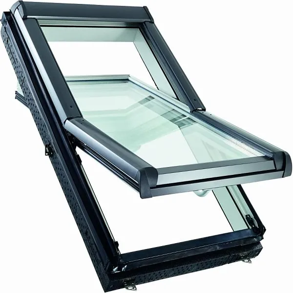 Окно R49 K200 с термоблоком, 94х140 см, из ПВХ (двухкамерное, среднеповоротное), Roto, изобр. 11