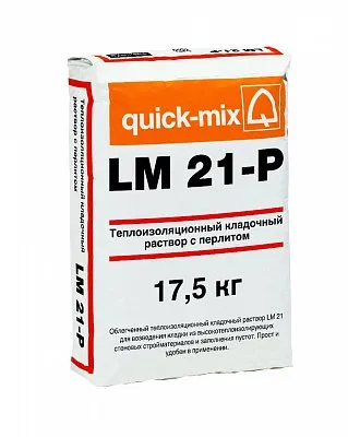 Теплоизоляционный кладочный раствор Leichtmauermörtel LM 21-P, Sievert