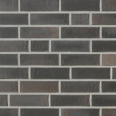 Клинкерная облицовочная плитка CHELSEA Базальтовый пестрый (basalt-bunt) рельефная 240x14x71 мм, Röben