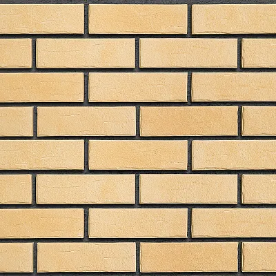 Облицовочный кирпич AARHUS Песочно-белый пёстрый (sandweiß- bunt) фактурная, 210x100x50 мм, Röben