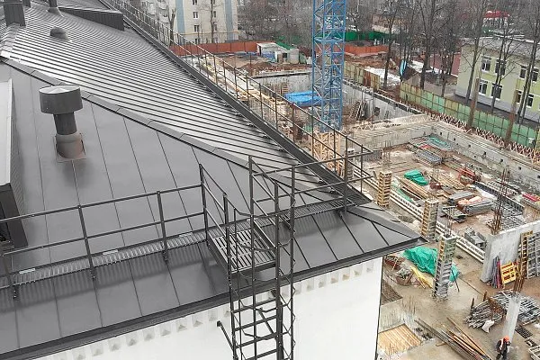Мостик кровельный Prestige ZN 360, Master фальц, 1,2м., Ral 8017, Коричневый, Roofsystems, изобр. 3