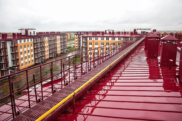 Мостик кровельный Prestige ZN 360, Для композитной кровли и сланца, 2,5м., Ral 3005, Красное Вино, Roofsystems, изобр. 2