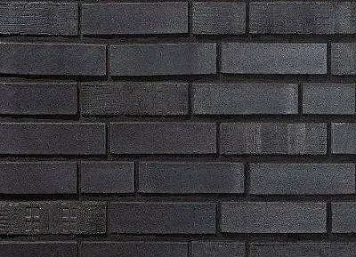 Клинкерная облицовочная плитка, 240×71×15 мм,WK15 Schwarz-bunt Edelglanz, Westerwalder klinker