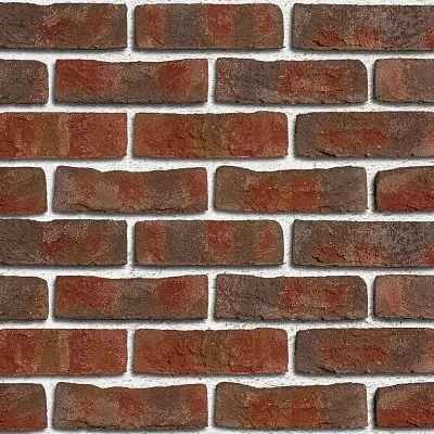 Облицовочный кирпич FORMBACK Огненно-пестрый (buntgeflammt) ручн.форм. (handform), 240x115x71 мм, Röben
