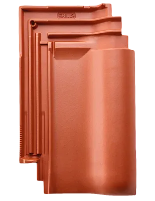 Керамическая черепица Erlus E 58RS, Натуральный красный
