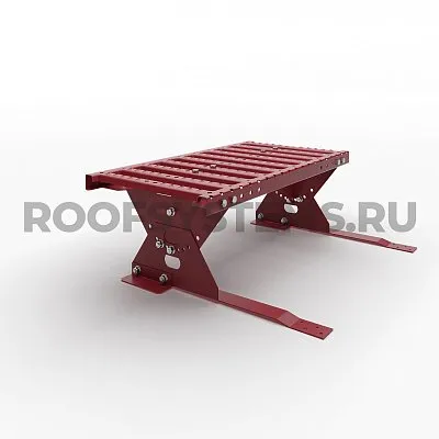 Ступенька кровельная Prestige ZN 330, Для композитной кровли и сланца, 0,6м., Ral 3005, Красное вино, Roofsystems