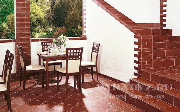 Плитка фасадная 245x66x7,5мм, Natural Rosa Duro, Paradyz, изобр. 2