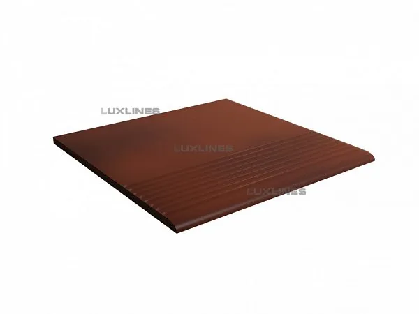 Ступень плоская рядовая 300x300x11мм гладкая, Cloud Rosa Plain, Paradyz, изобр. 1