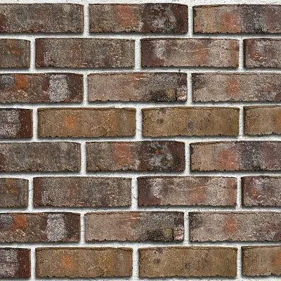 Клинкерная облицовочная плитка WIESMOOR с.о.* Угольно-пестрый (kohle-bunt) handstrich 240x14x71 мм, Röben