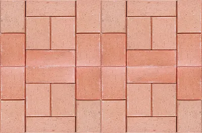 Тротуарная клинкерная брусчатка 200х100х40 мм, Palo de rosa, La Paloma ceramicas