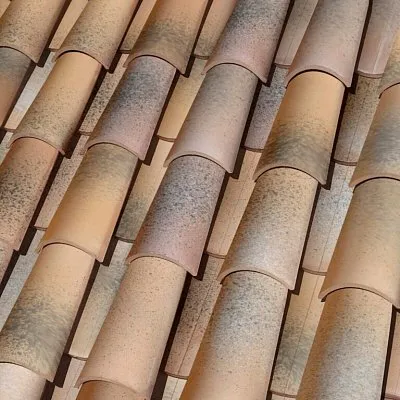 Керамическая черепица La Escandella Curved 50, Castell klinker