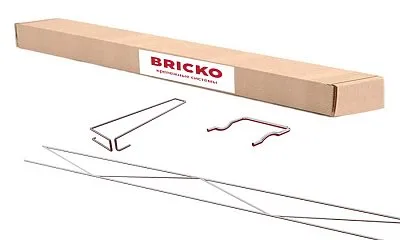 Комплект №1 SK-H для типа кладки на ребро внутрь, проём шириной 55-70 см., Bricko
