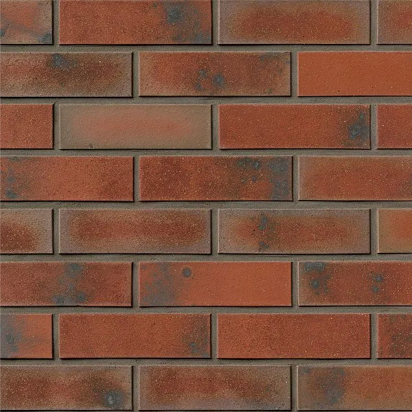 Клинкерная облицовочная плитка WESTERWALD Пестрый (bunt) гладкая (glatt) 240x14x52 мм, Röben, изобр. 1