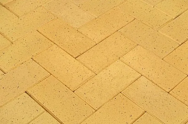Тротуарная клинкерная брусчатка 200х100х40 мм, Amarillo Ronda, La Paloma ceramicas, изобр. 1