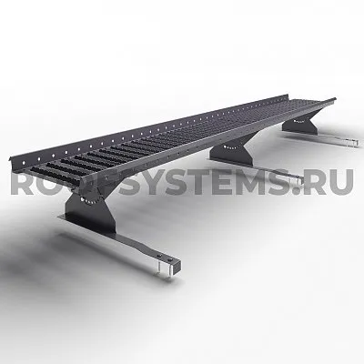 Мостик кровельный Prestige ZN 360, для натуральной черепицы, 2,5м., Ral 7024, Графит, Roofsystems
