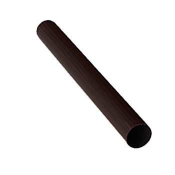 Труба водосточная, алюминий , d-100 мм, L-3 м, коричневый, LINKOR