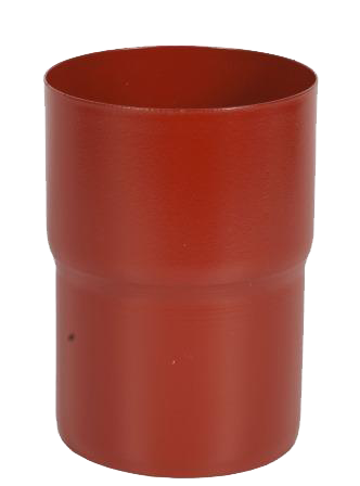 Соединитель трубы, сталь, d-100 мм, красный, Aquasystem, изобр. 1