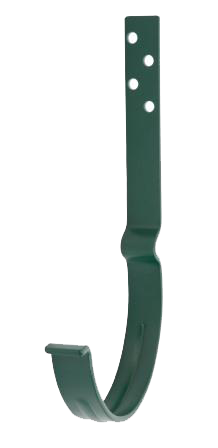 Крюк крепления желоба длинный, сталь, d-125 мм, зеленый, Aquasystem, изобр. 1