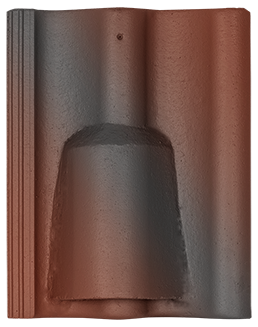 Вентиляционная черепица, Антик коричневый «Осенний лист», Kriastak, изобр. 2