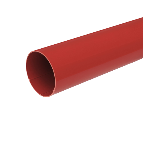 Труба водосточная, пвх, L-3 м, d-110 мм, красный, BRYZA, изобр. 1