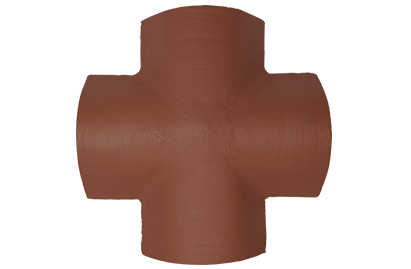 Вальмовая черепица X, Standart, Темно-коричневый, Baltic Tile, изобр. 2