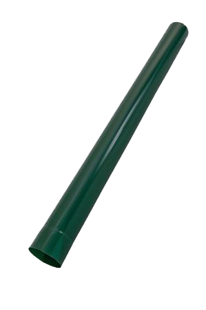 Труба водосточная, сталь, d-100 мм, зеленый, L-1 м, Aquasystem, изобр. 1