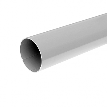 Труба водосточная, пвх, L-3 м, d-63 мм, белый, BRYZA, изобр. 1