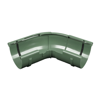 Угол внешний регулируемый, пвх, d-75 мм, зеленый, BRYZA