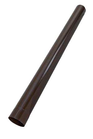 Труба водосточная, сталь, d-100 мм, коричневый, L-3 м, Aquasystem, изобр. 1