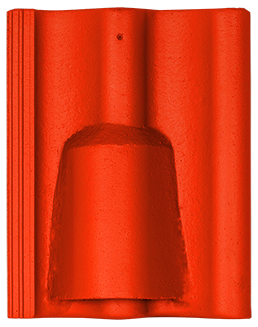 Вентиляционная черепица,Standart, Красный, Baltic Tile, изобр. 2