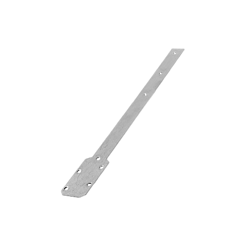Крепежная планка прямая, металлическая, 100 мм, BRYZA, изобр. 1
