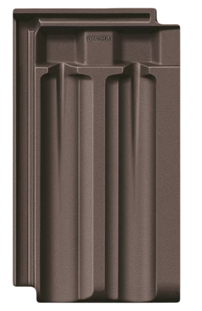 Керамическая черепица Creaton Rustico, Темно-коричневый, изобр. 1