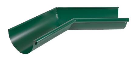 Угол желоба внутренний 135 гр, сталь, d-150 мм, зеленый, Aquasystem, изобр. 1