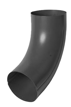Колено трубы универсальное 72 гр., сталь, d-90 мм, темно-серый, Aquasystem, изобр. 1