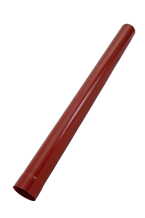 Труба водосточная, сталь, d-90 мм, красный, L-3 м, Aquasystem, изобр. 1