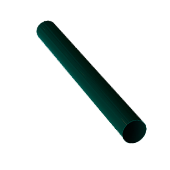 Труба водосточная, алюминий , d-100 мм, L-3 м, зеленый, LINKOR, изобр. 1
