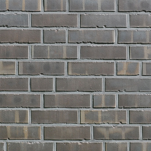 Облицовочный кирпич NOTTINGHAM Базальтовый пестрый (basalt-bunt) тыльная (Fußsortierung CHELSEA), 210x100x50 мм, Röben, изобр. 1