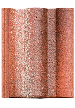 Цементно-песчаная черепица рядовая, Адриа, Красный, Braas, изобр. 1