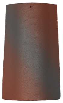 Коньковая черепица 3 шт./пог.м, Антик коричневый «Осенний лист», Kriastak, изобр. 2
