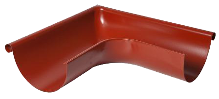 Угол желоба внеший 90 гр, сталь, d-150 мм, красный, Aquasystem, изобр. 1